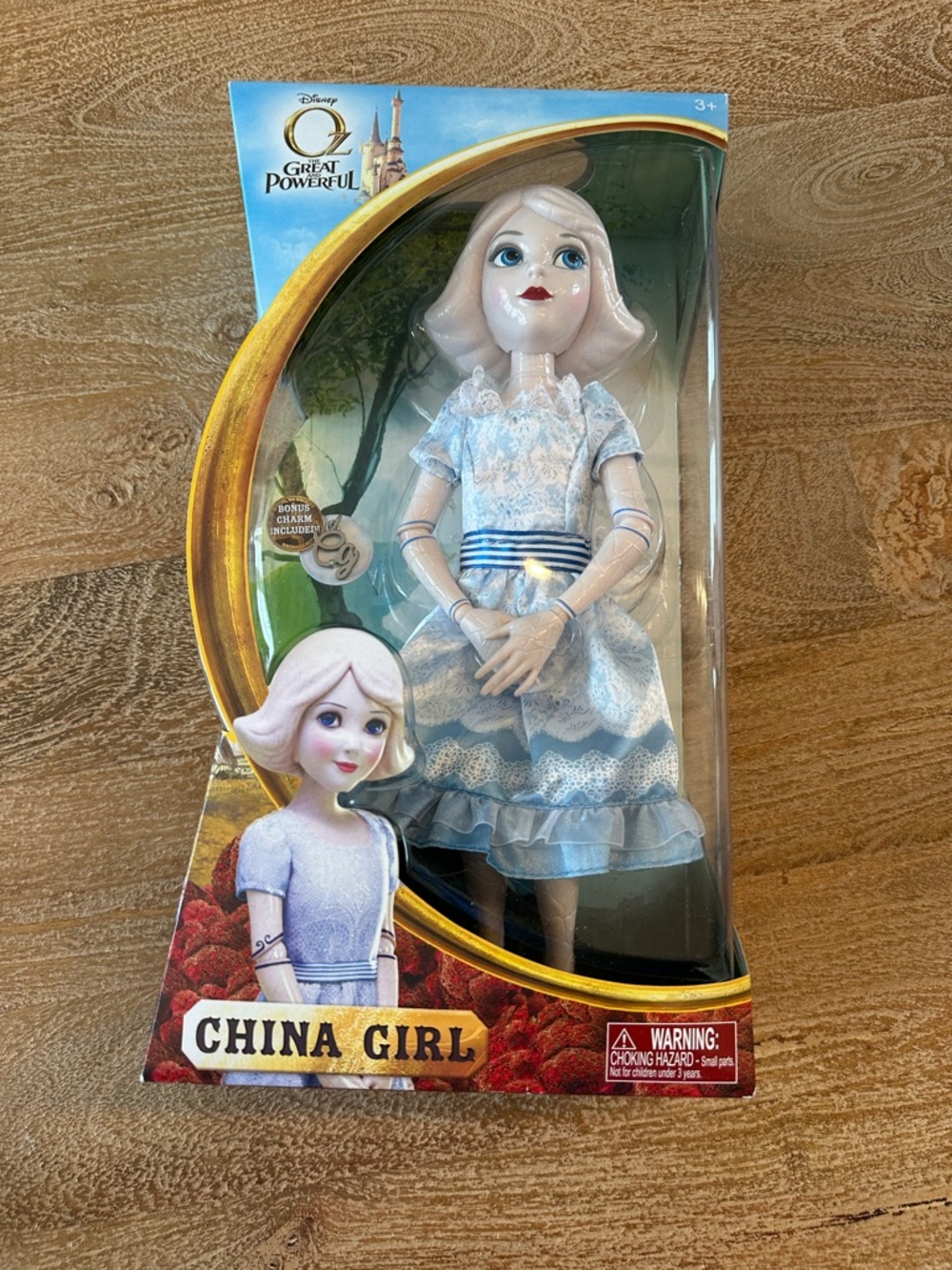 NIB-Disney Oz the Great and Powerful China Girl Doll Jointed Tolly Tots Limited